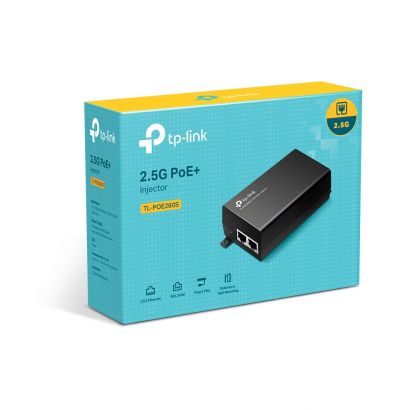 Poe+ 2.5G  Injector 30Watt (Auto-Determine ) TP-Link TL-POE260S