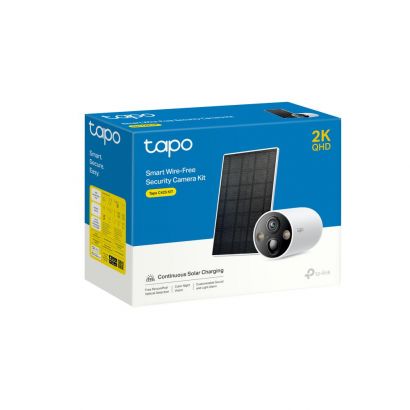 Camera Smart Wire-Free Outdoor  (2560X1440), 10000Mah Battery &Amp;Solar Panel TP-Link Tapo C425 KIT