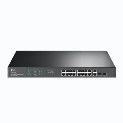 Switch 18-Port 1Gigabit  +2 Sfp  With 16-Port Poe+ 250W  19-Inch Rack-Mountable TP-Link TL-SG1218MP