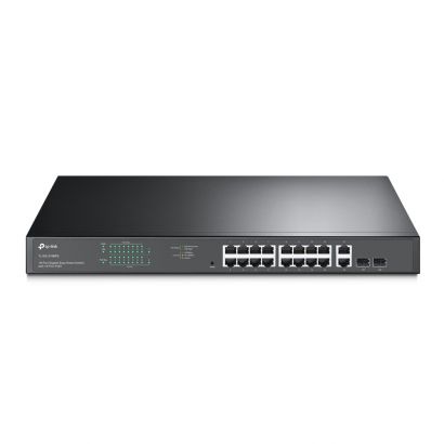 Switch 18-Port 1Gigabit  +2 Sfp  With 16-Port Poe+ 192W  Easy Smart 19-Inch Rack-Mountable TP-Link TL-SG1218MPE