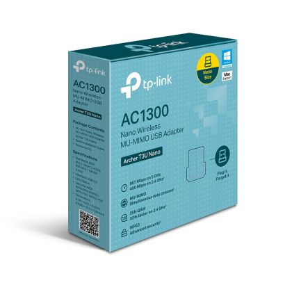 Ασυρματo Usb Nano  Dual Band Ac1300 TP-Link Archer T3U Nano