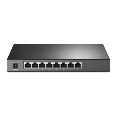 Switch 8-Port Gigabit+  Smart Managed  4Port Poe+  62W Poe Power Desktop Steel Case TP-Link TL-SG2008P