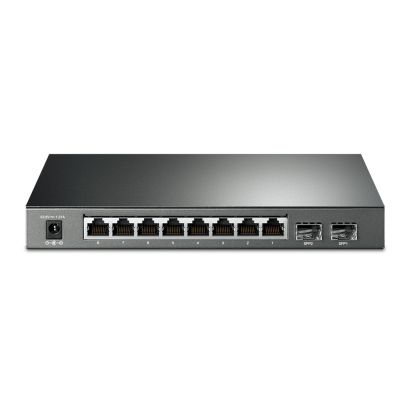 Switch 8-Port Gigabit+ 2*Gigabit Sfp+ Smart Managed  8Port Poe+  58W Poe Power Desktop Steel Case TP-Link TL-SG2210P
