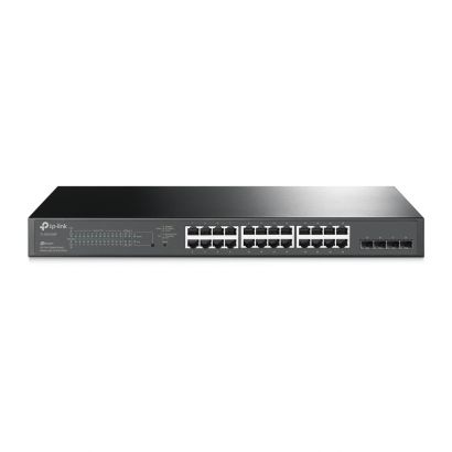 Switch 24-Port Gigabit+ 4*Gigabit Sfp+ Smart Managed  24-Port Poe+  250W Poe Power 19-Inch Rack-Mountable TP-Link TL-SG2428P