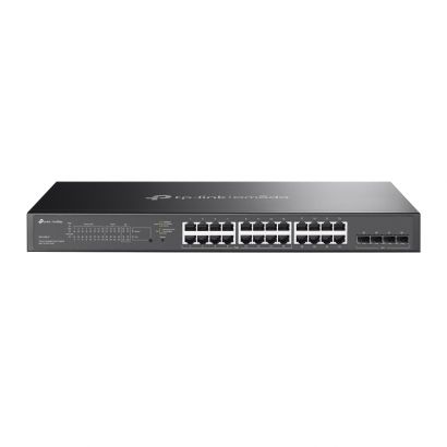 Switch 24-Port Gigabit+ 4*Gigabit Sfp+ Smart Managed  16-Port Poe+  150W Poe Power 19-Inch Rack-Mountable TP-Link SG2428LP