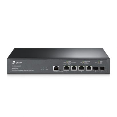 Switch 4-Port 10Gbase-T 2*10Ge Sfp+ L2+ Managed   4-Port Poe++ 240 W Poe Power  19-Inch Rack-Mountable TP-Link TL-SX3206HPP