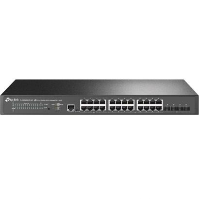Switch 24-Port 2.5G &Amp;4-Port 10Ge Sfp+ L2+ Managed  16-Port Poe+ &Amp; 8-Port Poe++ 500 W Poe Power, 1U 19-Inch Rack-Mountable TP-Link TL-SG3428XPP-M2