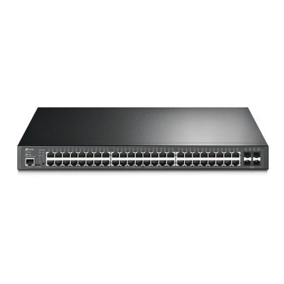 Switch 48-Port Gigabit+ 4*1Ge Sfp+ L2+ Managed  48-Port Poe+  384 W Poe Power 19-Inch Rack-Mountable TP-Link TL-SG3452P