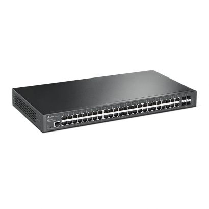 Switch 48-Port Gigabit L2+ Managed Switch With 4 Sfp Slots 19-Inch Rack-Mountable  Case TP-Link TL-SG3452