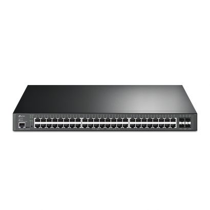 Switch 48-Port Gigabit+ 4*10Ge Sfp+ L2+ Managed  48-Port Poe+  500 W Poe Power 19-Inch Rack-Mountable TP-Link TL-SG3452XP