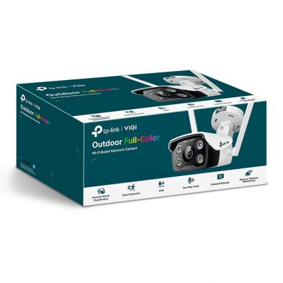 4Mp Outdoor Full-Color Wi-Fi Bullet Network Camera-4Mm Lens TP-Link VIGI C340-W(4mm)