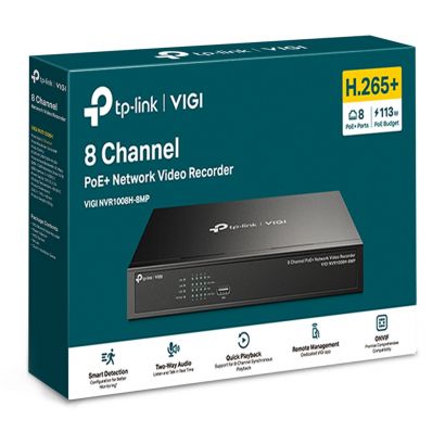 8 Channel Poe+ Network Video Recorder TP-Link VIGI NVR1008H-8MP