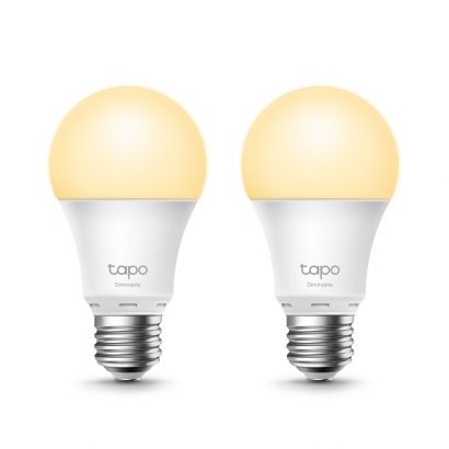 Smart Wi-Fi Light Bulb, Dimmable E27 Base 2-Pack TP-Link Tapo L510E(2-Pack)