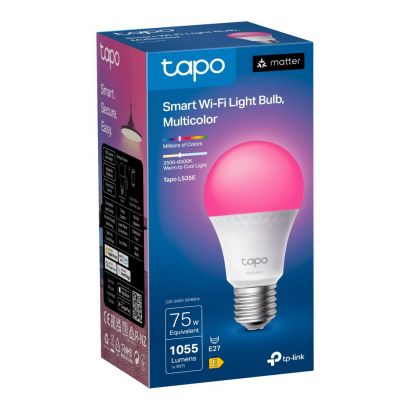 Smart Wi-Fi Light Bulb, Multicolor E27 Base TP-Link Tapo L535E