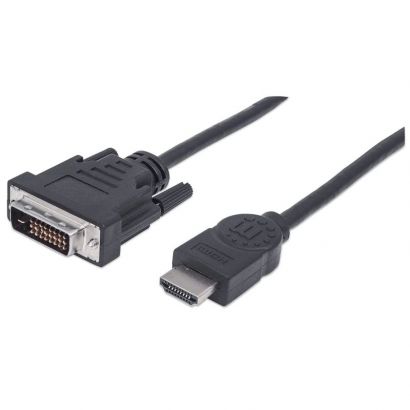 Καλώδιο Hdmi Σε Dvi (24+1) 1.8M Manhattan 372503