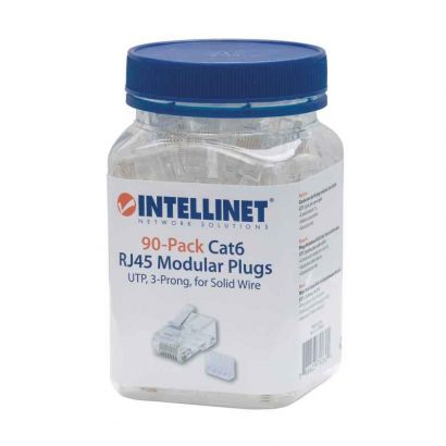 Βυσμα Rj45 Cat6 Utp With Insert ( 90Τεμ.) Manhattan 790604