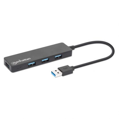 Hub 4 Port Usb 3.2 Gen Χωρις Τροφοδοτικο (Black) Manhattan 164900