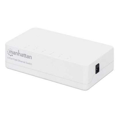 Switch 5 10/100M Rj45 Ports, Desktop Plastic Case Manhattan 560672
