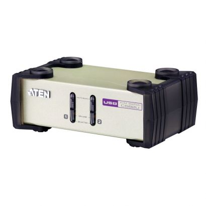 Kvm 2Port Usb + Καλωδια Usb/Ps2 Aten CS82U/6311
