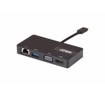 Docking Station Type-C To Vga Or Hdmi-Usb-Lan Aten UH3232/6920