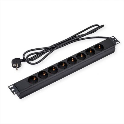 Πολυπριζο 19&Apos; 8Xsch Σε Sch Χωρίς Διακόπτη 16A 1.8M Value 19.99.1632-10