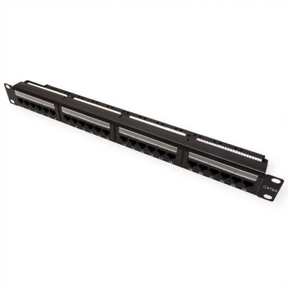 Patchpanel 24 Port Cat6A  Utp Μαυρο Value 26.99.0357-5