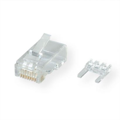 Βυσμα Rj45 Cat6 Utp 10Tem With Insert Μονόκλωνη (Solid) Roline 21.17.3062-50