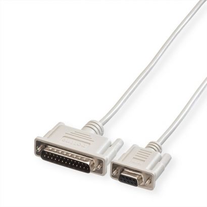 Serial Printer Cable Db25M - Db9F 1.8Μ Roline 11.01.4618-50