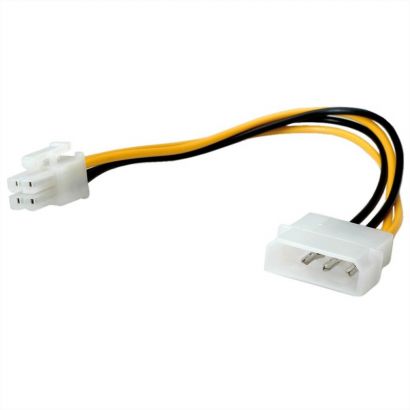 Adapter Τροφοδοσιας 4Pin To Atx12V-P4 4-Pin 0.15 M Roline 11.03.1019