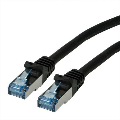 Sftp 15M Cat6A Μαυρο Component Level Lsoh Roline 21.15.2858-30