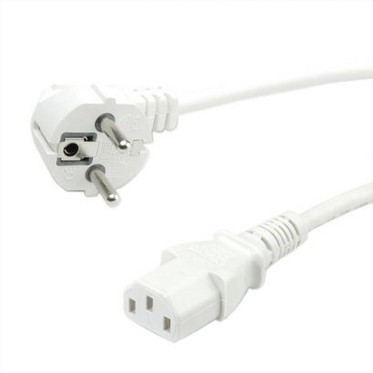 Καλωδιο Τροφοδοσιας 2M Schuko Plug Λευκο Value 19.99.1019-50