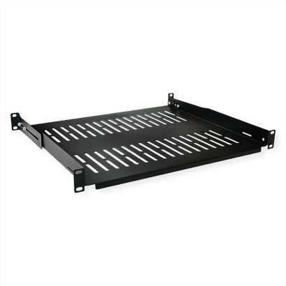 Ραφι 1Uγια Rack Με Βαθος 60Cm 25Kgr L= 40,00Cm+Brackets Ral9005 Value 26.99.0403-5