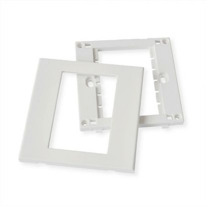 Προσοψη Πριζας A/V 3 Θεσεων 86X86Mm, White Value 25.99.8200-20