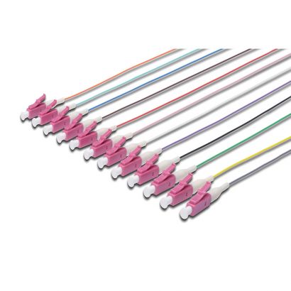 Pigtail Lc 50/125 (12Τεμ) Om4 Lszh Digitus DK-25332-02-4