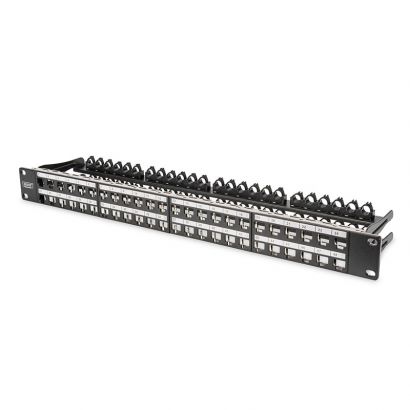 Keystone Panel 1U 48P.Με Στηριγμα(Με Γειωση) Digitus DN-91424