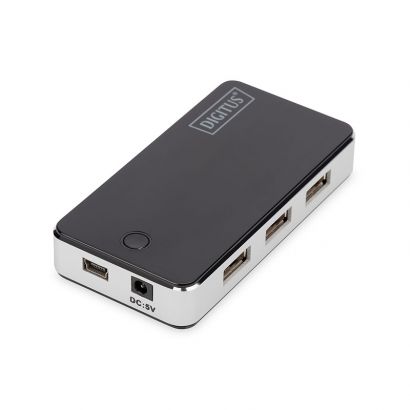 Hub 7 Port Usb 2.0  Με Τροφοδοτικο Digitus DA-70222