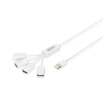 Hub 4 Port Usb 2.0 Χωρις Τροφοδοτικο Digitus DA-70216