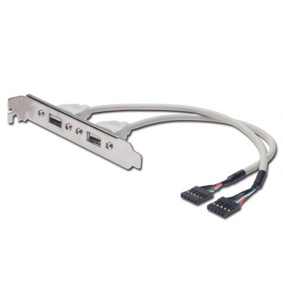 Λαμακι Usb2.0  2 Port 25Cm Digitus AK-300301-002-E