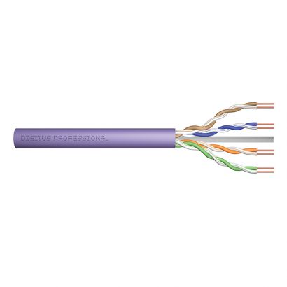 Utp 100M Cat6 Μονόκλωνο Μωβ Lszh Digitus DK-1613-VH-1