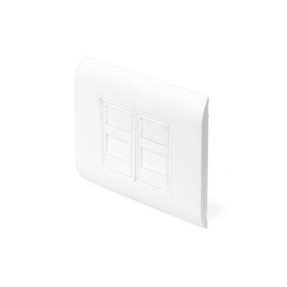 Προσοψη Πριζας 2Χ Χωρις Keystone 80*80 Digitus DN-93802