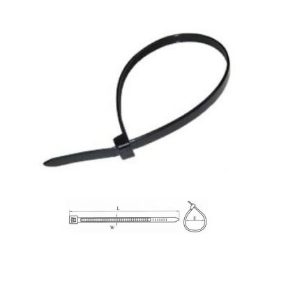 Cable Ties 150 X 3.5Mm Μαυρο (100Τεμ.) Oem-T 21230