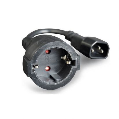Καλωδιο  Schuko F  Σε C14 15Cm Oem-P PC-SFC14M-01