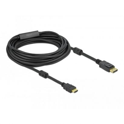 Καλωδιο Display Port M 1.2 /Hdmi M 10M Active 4K/60Hz Delock 85960