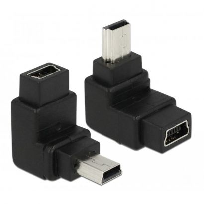 Adapter Usbmini  5Pin M/F Γωνιακο Delock 65096