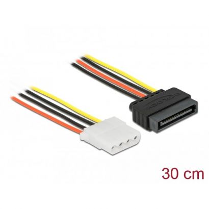 Sata Cable Τροφοδοσιας F To Molex F 30Cm Delock 60139
