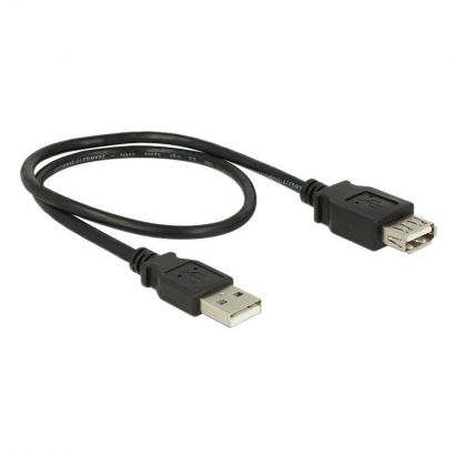 Usb Cable Type A-A M/F V. 2.0 0.5 M Delock 83401