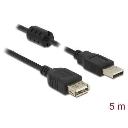 Usb Cable Type A-A M/F V. 2.0 5M Delock 84887