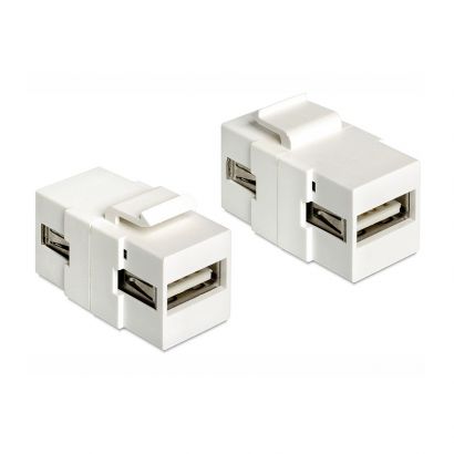 Keystone Usb 2.0 A Female To Usb 2.0 A Female White Delock 86317