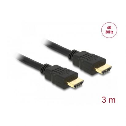 Καλώδιο Hdmi 3M High Speed 4K (3840 X 2160 @ 30 Hz) Delock 84408
