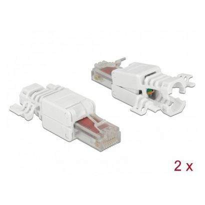 Βυσμα Utp Rj45 Cat6 Toolfree 2Τεμ Delock 86416